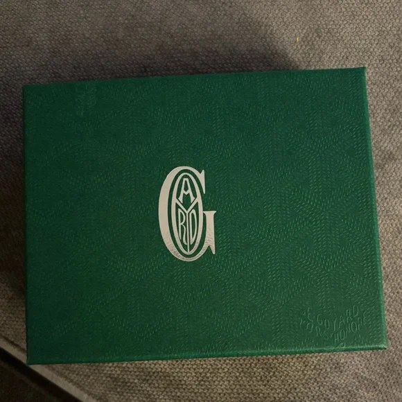 NWT GOYARD Saint-Sulpice Card Wallet in Navy - Picture 11 of 12